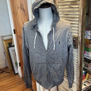 Gray Polo by Ralph Lauren full zip hoodie